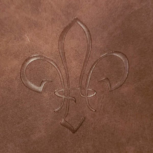 Fleur De Lis - Leather Die Cut Shapes 4X4 - Bar C Saddlery